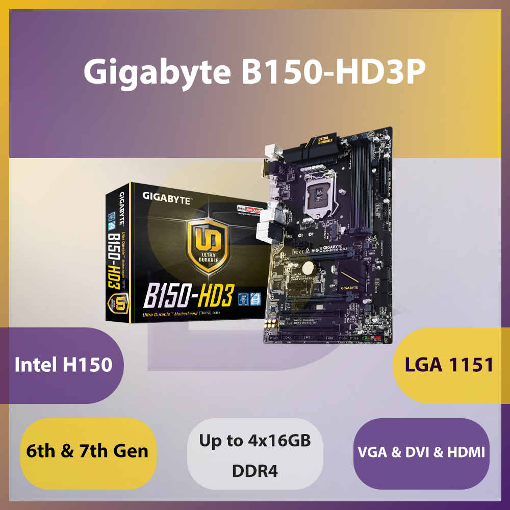 Gigabyte B150-HD3P Gigabyte B150-HD3P