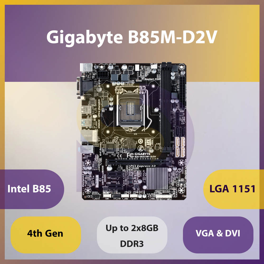 Gigabyte B85M-D2V Gigabyte B85M-D2V