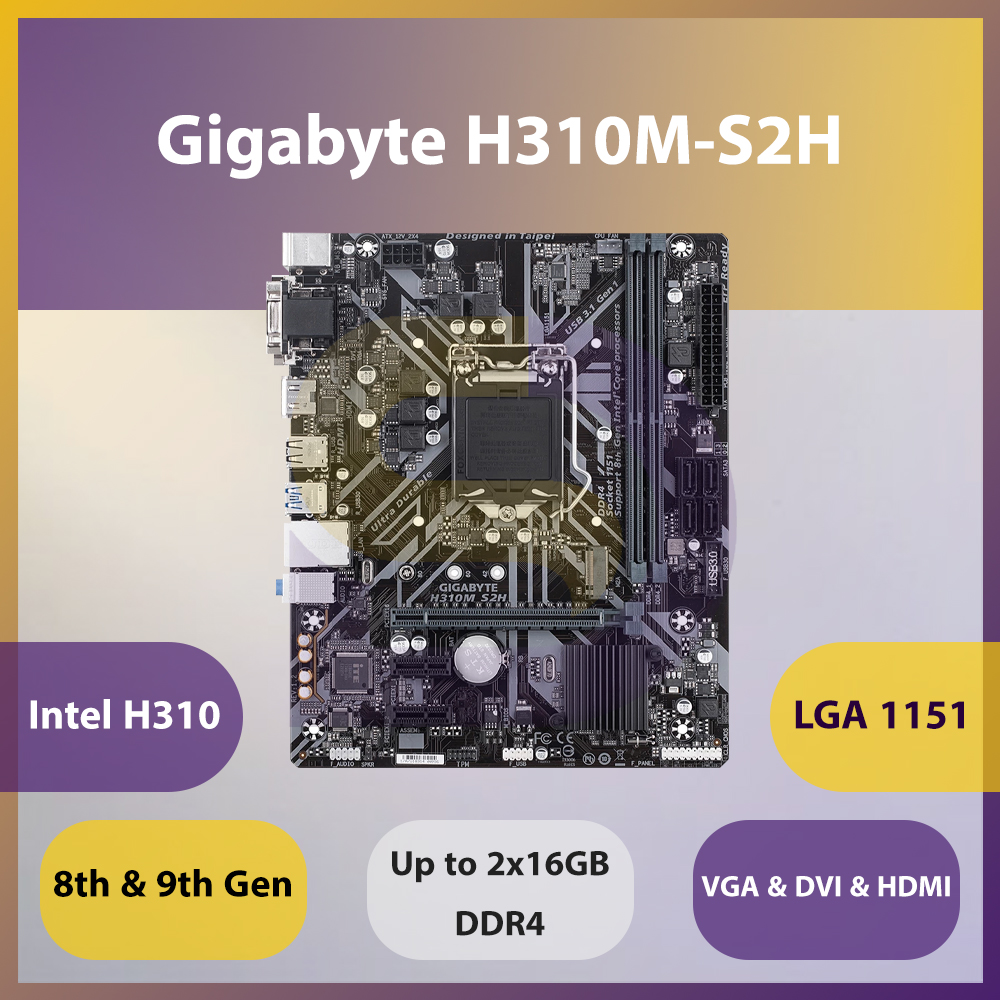 Gigabyte H310M-S2H Gigabyte H310M-S2H