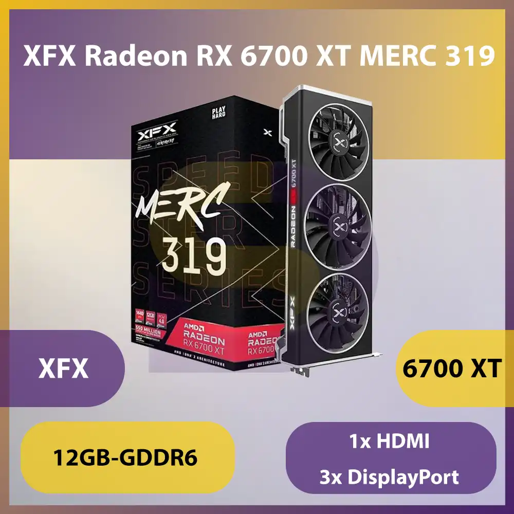 XFX MERC 319 6700 XT 12GB GDDR6